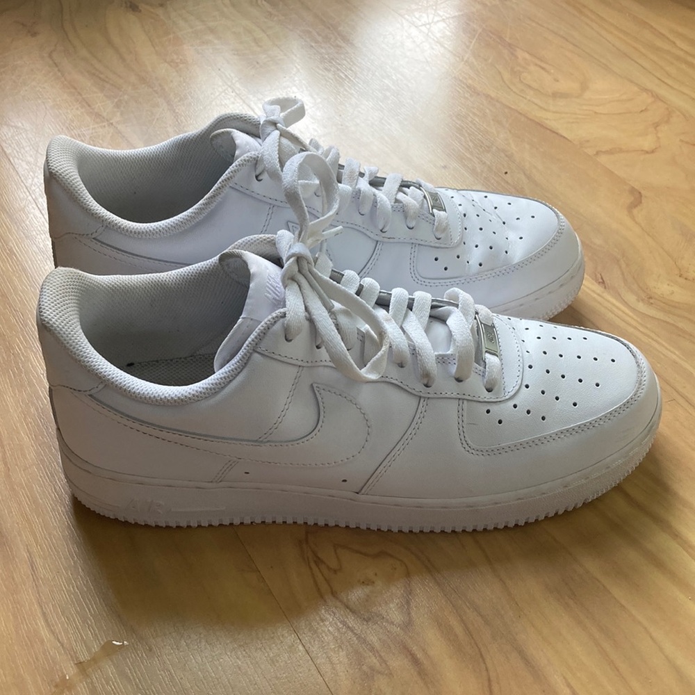 Nike Air Force 1 White Sneakers-